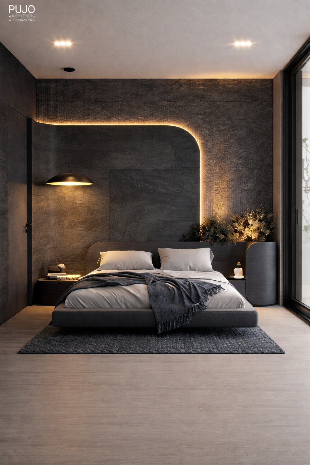 Bedroom interior design by Studio013