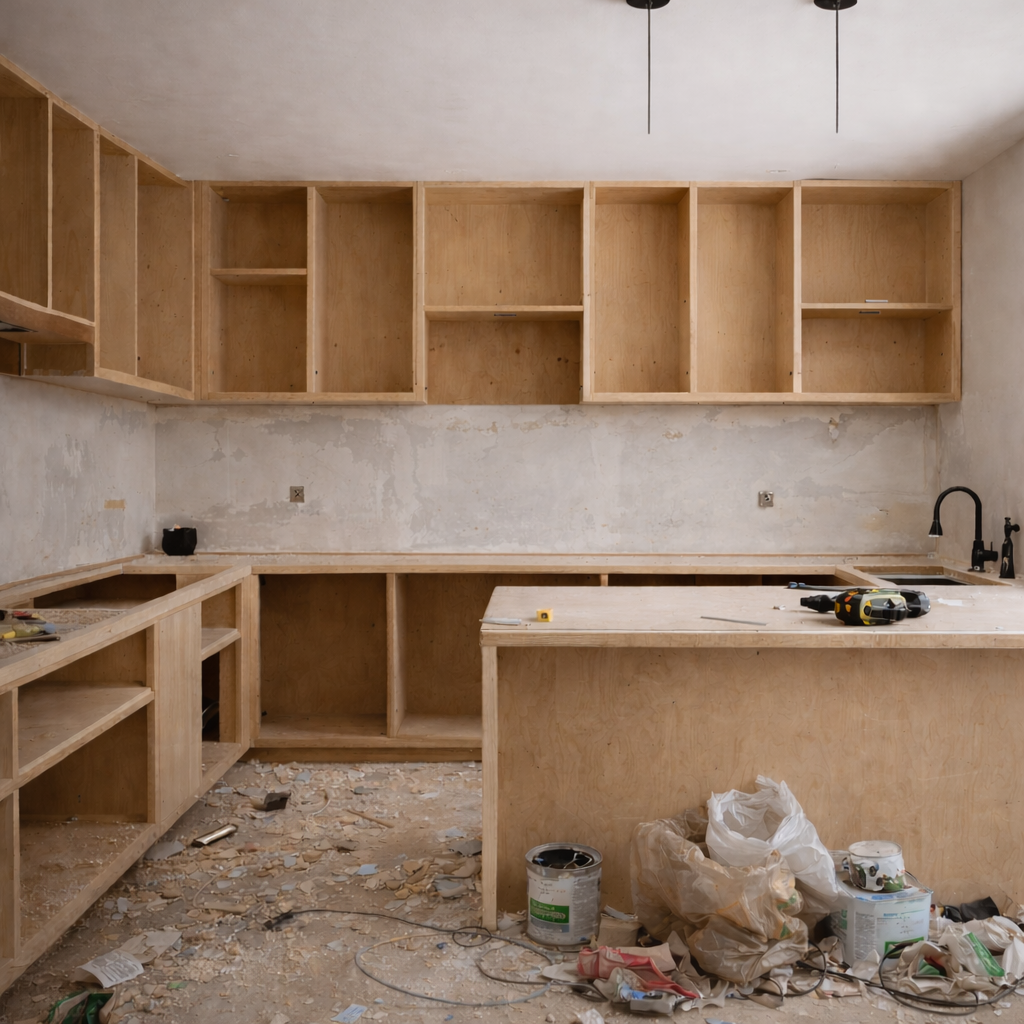 Kitchen interior design by Studio013