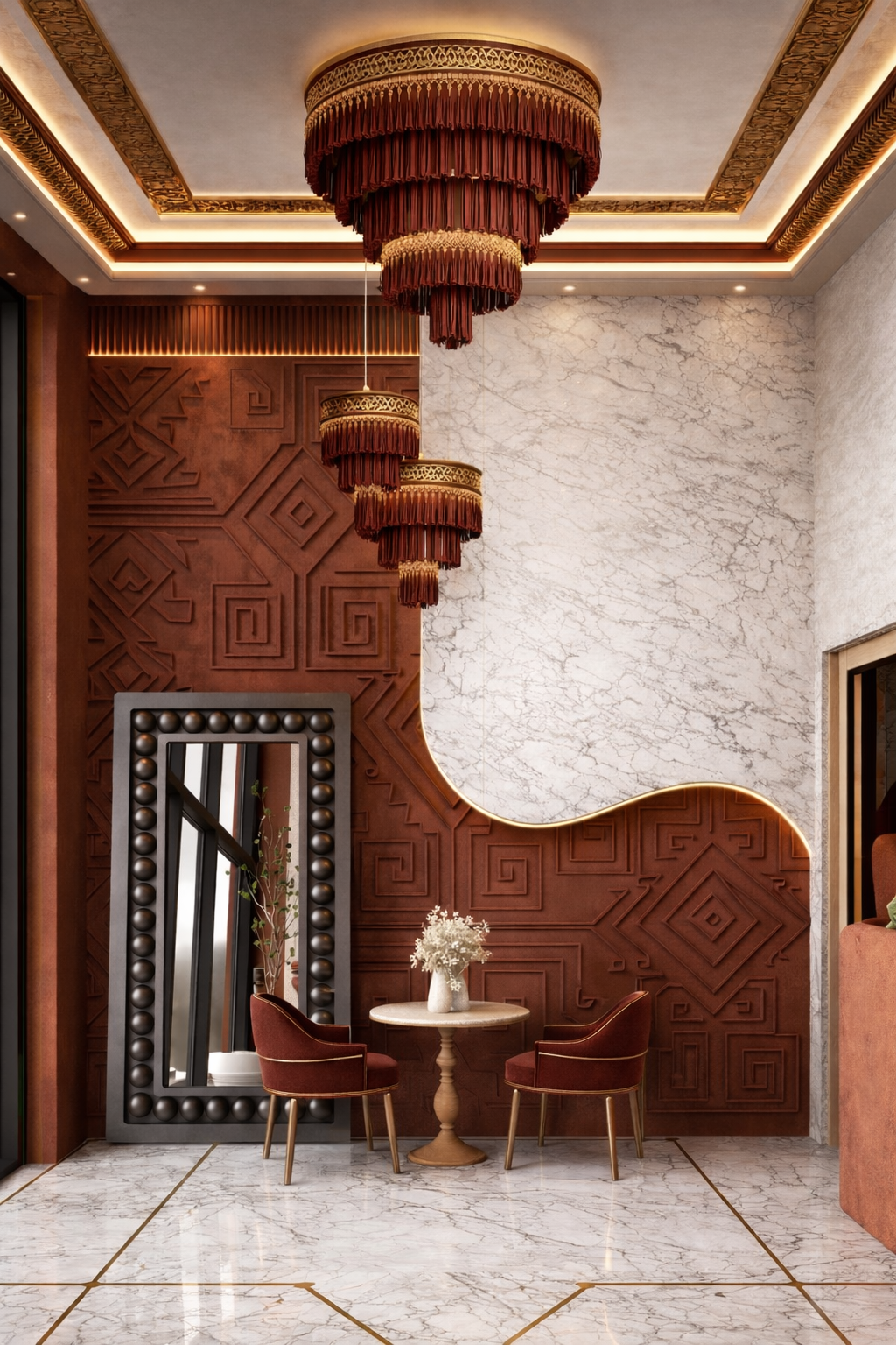 Restaurant interior design by Studio013